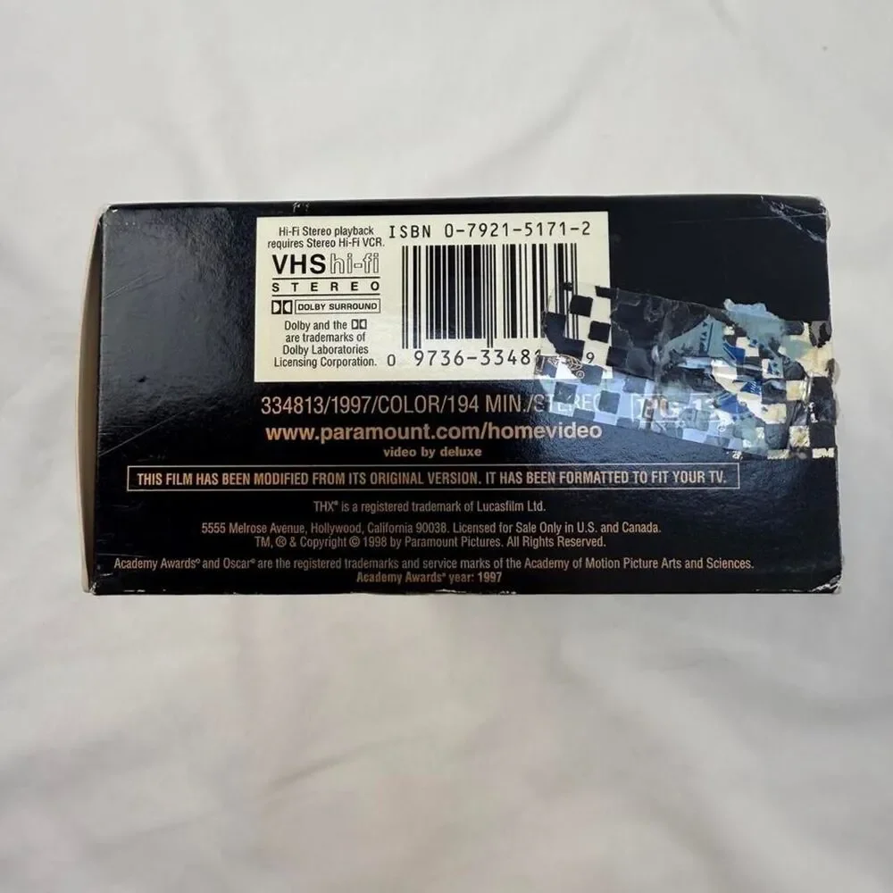 Titanic VHS 2 tape set Used